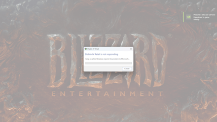Diablo 4 Retail is not responding.png