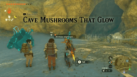 Tears of the Kingdom TOTK Cave Mushrooms That Glow How to Unlock