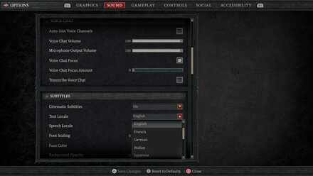 Diablo 4 Sound Options