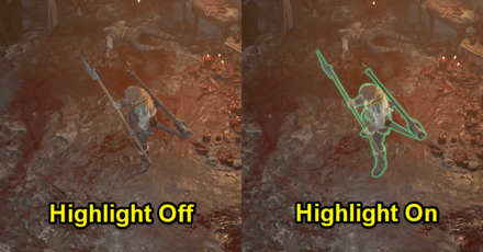 Diablo 4 - Player and Item Highlighting