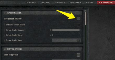 Diablo 4 - Screen Reader