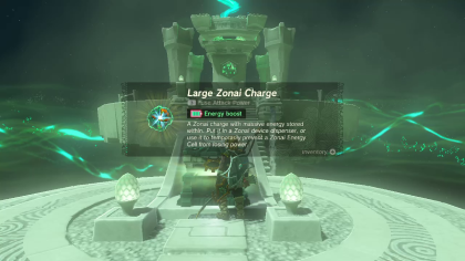 Zelda TotK Igashuk Shrine Large Zonai Charge