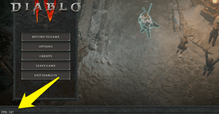 Diablo 4 - Show FPS