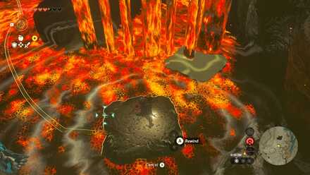 Zelda Tears of the Kingdom TotK - crossing over to the Fire Like