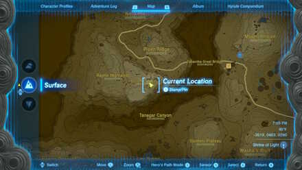 TotK - Tunic of Awakening location