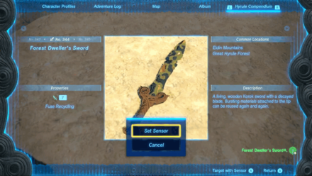 TotK - Set the Sensor +