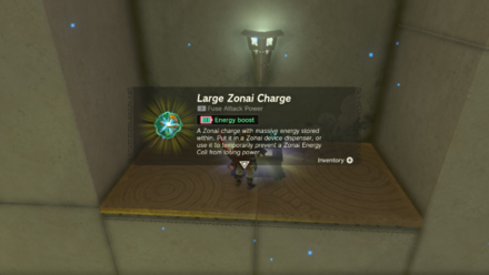 Zelda TotK Tenbez Shrine Large Zonai Charge