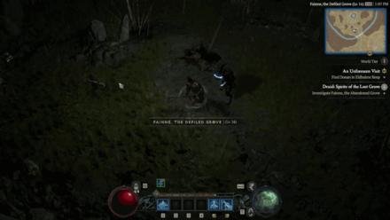 Diablo IV - Head to the Defiled Grove