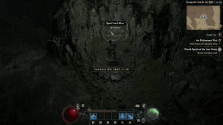 Diablo IV - Head to the Spirit Lord Shrine