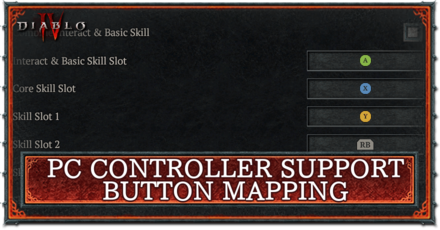 Diablo 4 - PC Controller Support  Banner