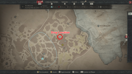 Diablo 4 Ravenous Predators Offering Starting Location