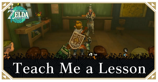 Zelda Tears of the Kingdom TotK - Teach Me a Lesson Complete Walkthrough