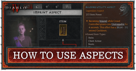 How to Use Aspects | Diablo 4 (D4)｜Game8