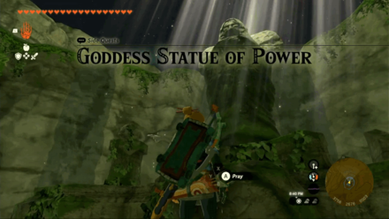 Tears of the Kingdom TOTK Goddess Statue of Power How to Unlock