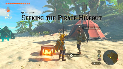 Tears of the Kingdom TOTK Seeking the Pirate Hideout How to Unlock