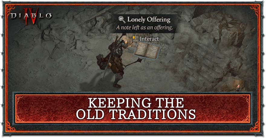 Diablo 4 - Keeping the Old Traditions