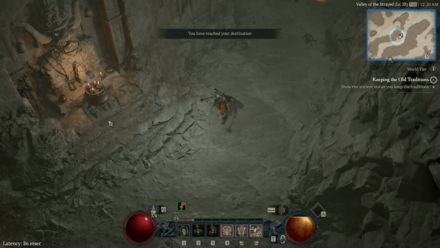 Diablo 4 Keeping the Old Traditions Ancient Statue