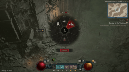 Diablo 4 Keeping the Old Traditions - Show Ancient Statue