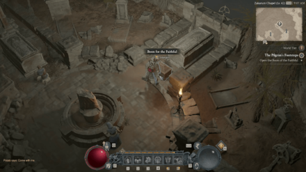 Diablo 4 Pilgrims Footsteps - Boon for the Faithful