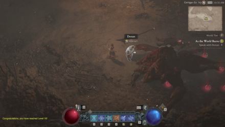 Diablo 4 As the World Burns Donan