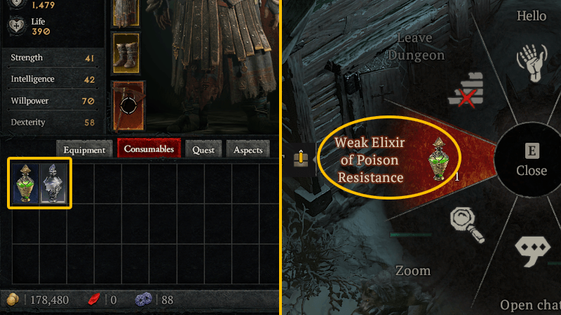 Diablo 4 - How to Use Consumables