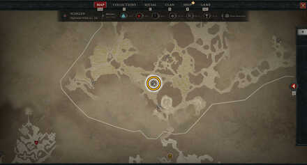 Diablo 4 - Hive Scosglen Highland Wilds Map