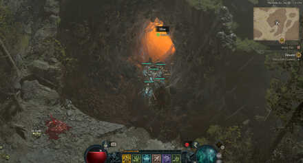 Diablo 4 - Hive Scosglen Highland Wilds Map