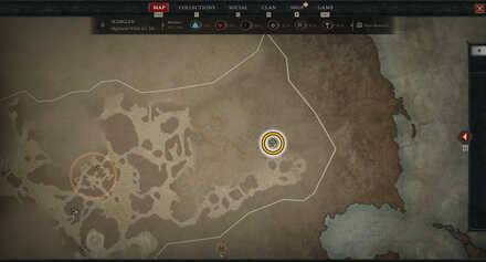 Diablo 4 - Whispering Pines Scosglen Highland Wilds Map
