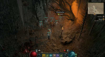 Diablo 4 - Whispering Pines Scosglen Highland Wilds Map
