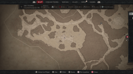 Diablo 4 Tarnished Amulet Map Location