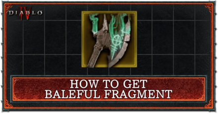 Diablo 4 - Baleful Fragment Banner