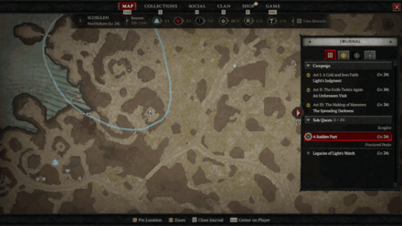 Diablo 4 - Fourth Sodden Growth Map View