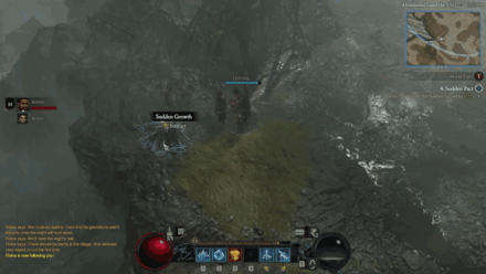 Diablo 4 - Collect Hair from Sodden Growth