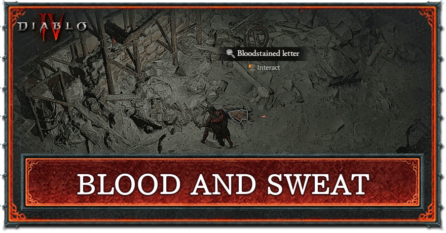 Diablo 4 - Blood and Sweat