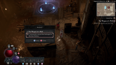 Diablo 4 Weapon of a Wolf - Barez