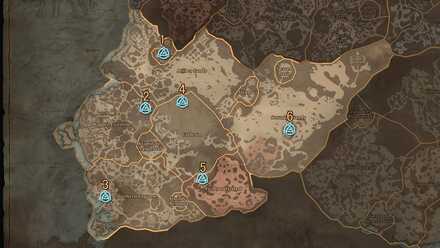 Kehjistan Waypoint Locations Map