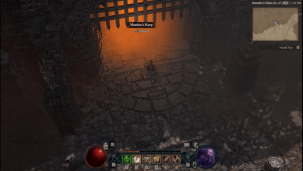 Diablo 4 - Heathen’s Keep Hawezar Dismal Foothills Map