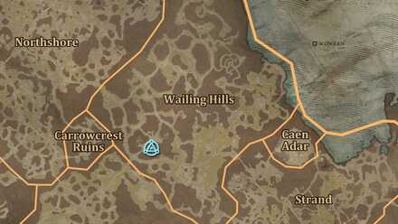 Diablo 4 - Braestaig Scosglen Wailing Hills Map