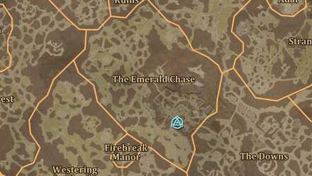 Diablo 4 - Cerrigar Scosglen The Emerald Chase Map