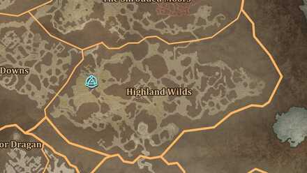 Diablo 4 - Under the Fat Goose Inn Scosglen Highland Wilds Map