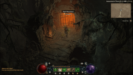 Diablo 4 - Fetid Mausoleum Hawezar The Writhing Mire Map