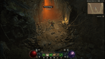 Diablo 4 - Haunted Refuge Hawezar Rotspill Delta Map
