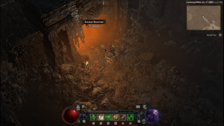 Diablo 4 - Ancient Reservoir Hawezar Rotspill Delta Map