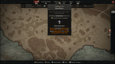 Diablo 4 - Ghoa Ruins Hawezar Toxic fens Map