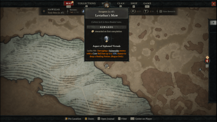 Diablo 4 - Leviathan’s Maw Hawezar Toxic fens Map