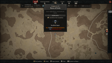 Diablo 4 - Ruins of Eridu Hawezar Toxic fens Map