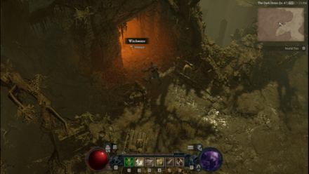 Diablo 4 - Witchwater Hawezar Blightmarsh Map