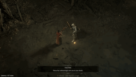 Diablo 4 - Speak with Valtha