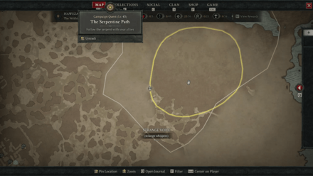 Diablo 4 Serpentine Path - Follow the Serpent