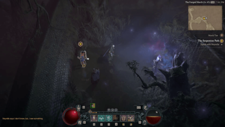Diablo 4 Serpentine Path - Speak with Neyrelle